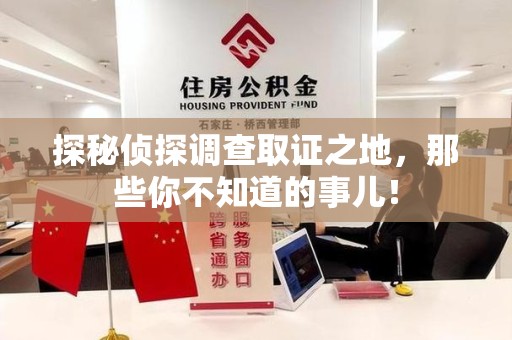 星子探秘侦探调查取证之地,那些你不知道的事儿! 星子探秘侦探调查取证之地,那些你不知道的事儿!